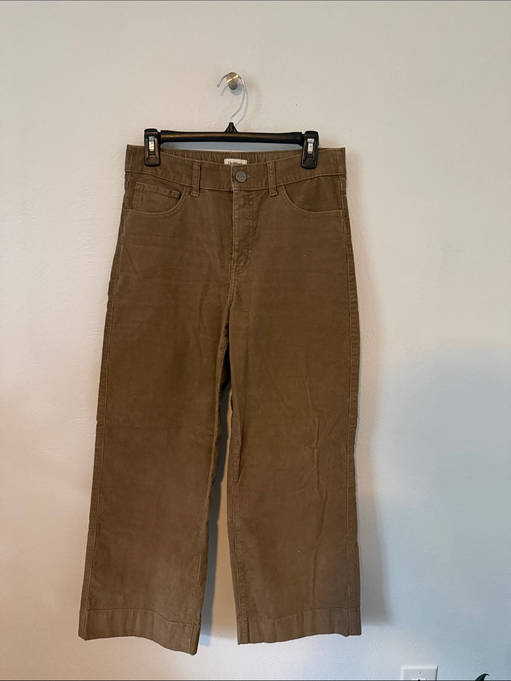 UpWest Women's Brown Straight-Leg Corduroy Pants